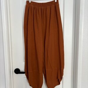 Free People Brown Women’s Boho Pants Size M NWT